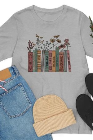 Style Core Aesthetics, New Style Trends - Books & Flowers Tee