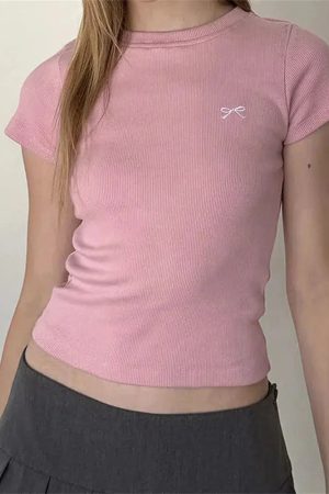 Style Core Aesthetics, New Style Trends - Bow Basic Tee