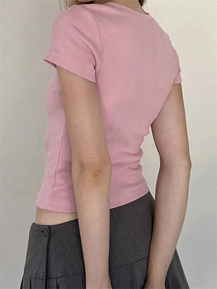 Style Core Aesthetics, New Style Trends - Bow Basic Tee Style Core Aesthetics, New Style Trends - Bow Basic Tee