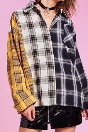 Style Core Aesthetics, New Style Trends - Boyfriend Check Shirt