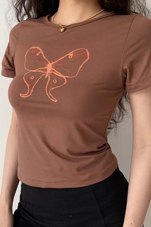Style Core Aesthetics, New Style Trends - Butterfly Aesthetic Top