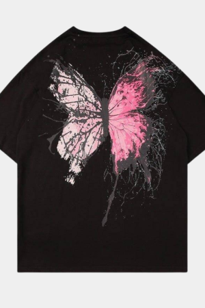 Style Core Aesthetics, New Style Trends - 'Butterfly death' T shirt