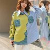 Style Core Aesthetics, New Style Trends - Buttoned Sleeved Patchwork Shirt