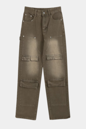 Style Core Aesthetics, New Style Trends - 'Buttons' Jeans