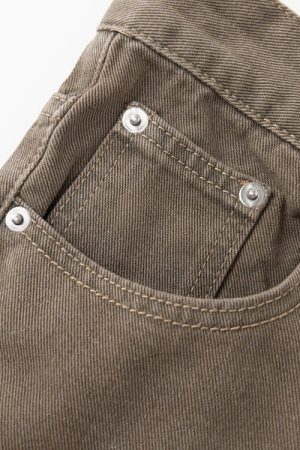 Style Core Aesthetics, New Style Trends - 'Buttons' Jeans