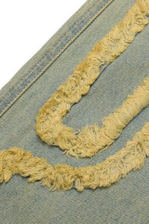 Style Core Aesthetics, New Style Trends - 'Cactus' Jeans