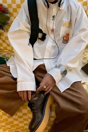 Style Core Aesthetics, New Style Trends - Cake Bear Embroidered Shirt