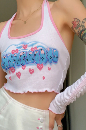 Style Core Aesthetics, New Style Trends - Candy Crush Top & Arm Gloves Set