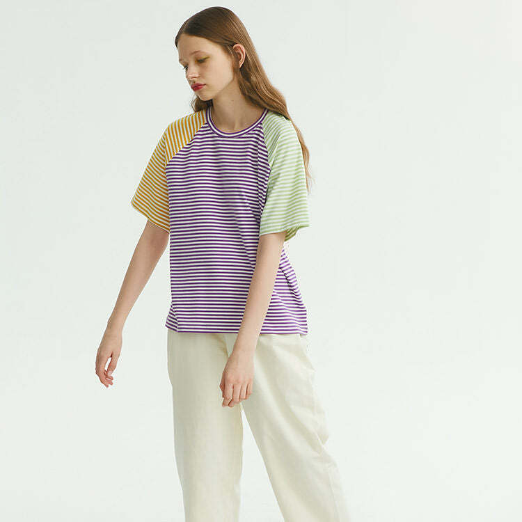 Style Core Aesthetics, New Style Trends - Candy Stripes Tee Style Core Aesthetics, New Style Trends - Candy Stripes Tee