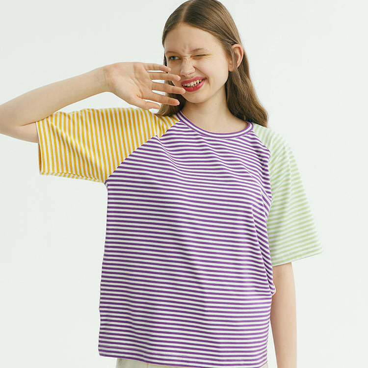Style Core Aesthetics, New Style Trends - Candy Stripes Tee Style Core Aesthetics, New Style Trends - Candy Stripes Tee