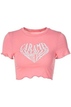 Style Core Aesthetics, New Style Trends - Caramel Macchiato Crop Top