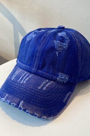 Style Core Aesthetics, New Style Trends - Casquette de baseball vintage délavée