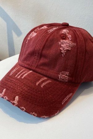 Style Core Aesthetics, New Style Trends - Casquette de baseball vintage délavée