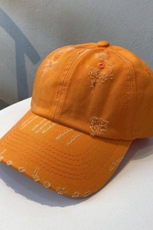 Style Core Aesthetics, New Style Trends - Casquette de baseball vintage délavée