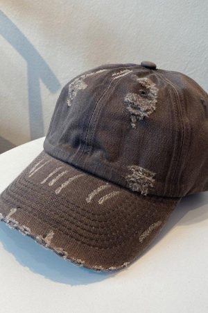 Style Core Aesthetics, New Style Trends - Casquette de baseball vintage délavée