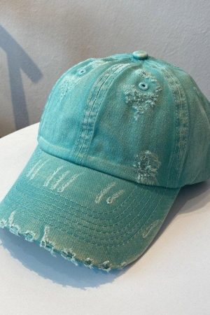 Style Core Aesthetics, New Style Trends - Casquette de baseball vintage délavée