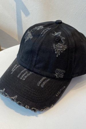 Style Core Aesthetics, New Style Trends - Casquette de baseball vintage délavée