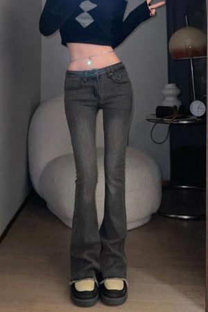 Style Core Aesthetics, New Style Trends - Casual Low Rise Flare Jeans