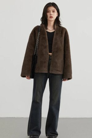 Style Core Aesthetics, New Style Trends - Casual Plush Jacket