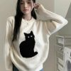 Style Core Aesthetics, New Style Trends - Cat Sweater