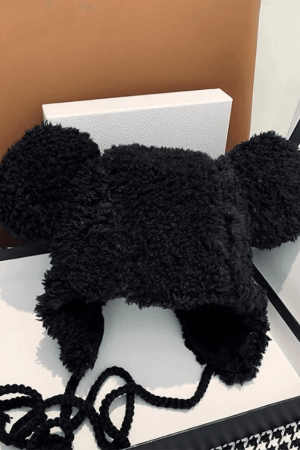 Style Core Aesthetics, New Style Trends - Chapeau chaud de trappeur Fuzzy Bear