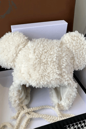 Style Core Aesthetics, New Style Trends - Chapeau chaud de trappeur Fuzzy Bear