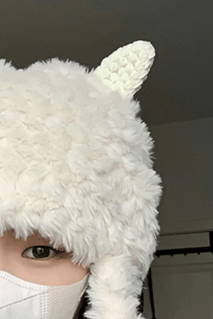 Style Core Aesthetics, New Style Trends - Chapeau de trappeur chaud en agneau pelucheux