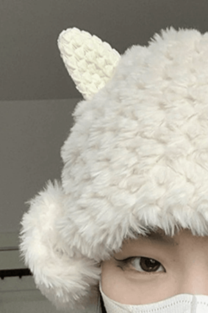 Style Core Aesthetics, New Style Trends - Chapeau de trappeur chaud en agneau pelucheux