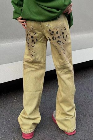 Style Core Aesthetics, New Style Trends - 'Cheeta' Jeans