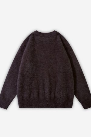 Style Core Aesthetics, New Style Trends - 'Cipher' Jacquard Knit Sweater