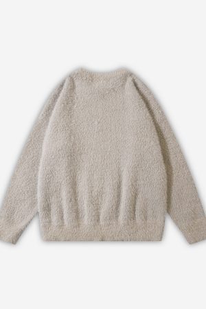 Style Core Aesthetics, New Style Trends - 'Cipher' Jacquard Knit Sweater