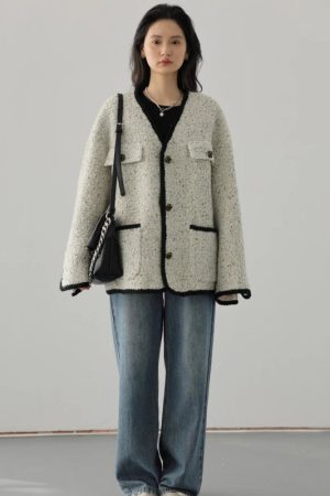 Style Core Aesthetics, New Style Trends - Classic Boucle Jacket