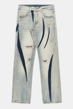 Style Core Aesthetics, New Style Trends - 'Clawed' Jeans