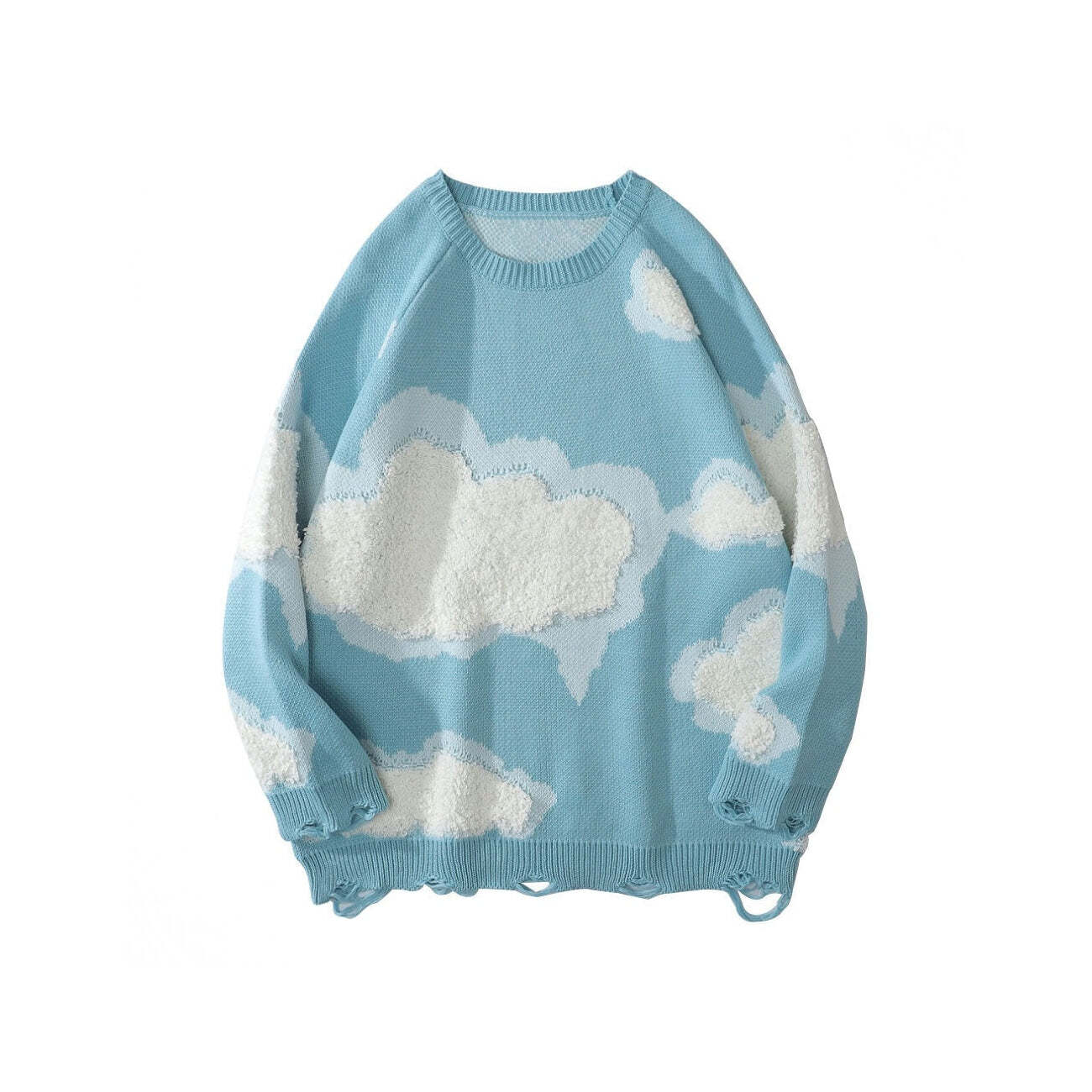 Style Core Aesthetics, New Style Trends - 'Cloudy day' Knit Sweater