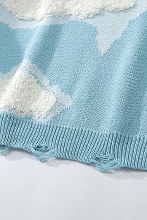 Style Core Aesthetics, New Style Trends - 'Cloudy day' Knit Sweater