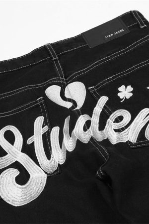 Style Core Aesthetics, New Style Trends - 'Clover' Jeans