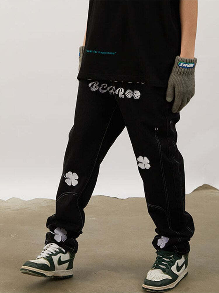 Style Core Aesthetics, New Style Trends - 'Clover' Jeans Style Core Aesthetics, New Style Trends - 'Clover' Jeans