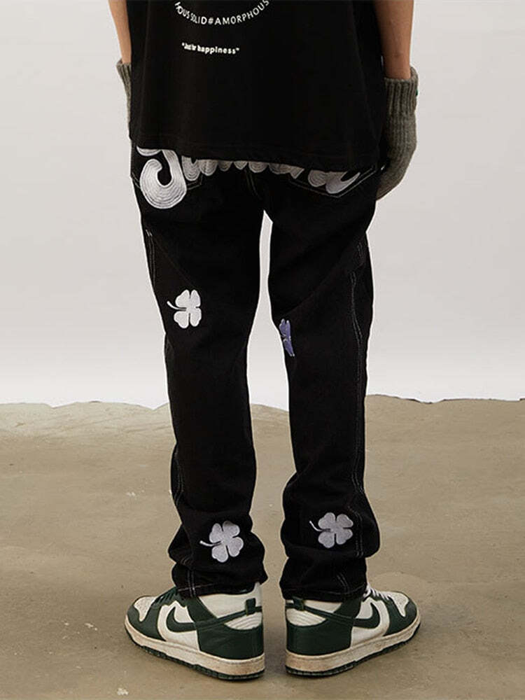 Style Core Aesthetics, New Style Trends - 'Clover' Jeans Style Core Aesthetics, New Style Trends - 'Clover' Jeans