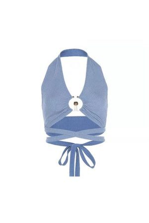 Style Core Aesthetics, New Style Trends - Coconut Girl Halter Top