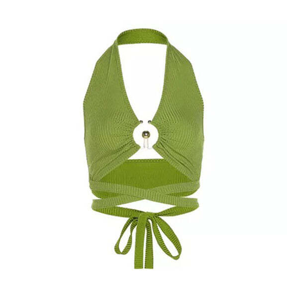 Style Core Aesthetics, New Style Trends - Coconut Girl Halter Top Style Core Aesthetics, New Style Trends - Coconut Girl Halter Top