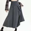 Style Core Aesthetics, New Style Trends - College Girl Pleated A-Line Midi Skirt