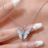 Style Core Aesthetics, New Style Trends - Collier à breloque papillon pastel