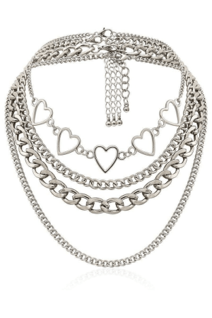 Style Core Aesthetics, New Style Trends - Collier Multicouche Coeur