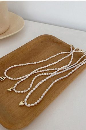 Style Core Aesthetics, New Style Trends - Collier pendentif perle élégant