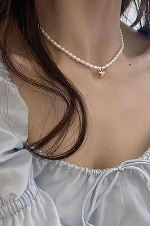 Style Core Aesthetics, New Style Trends - Collier pendentif perle élégant