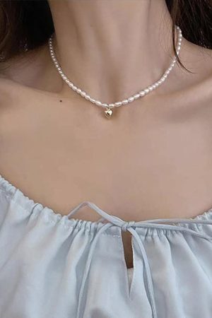 Style Core Aesthetics, New Style Trends - Collier pendentif perle élégant