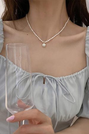 Style Core Aesthetics, New Style Trends - Collier pendentif perle élégant