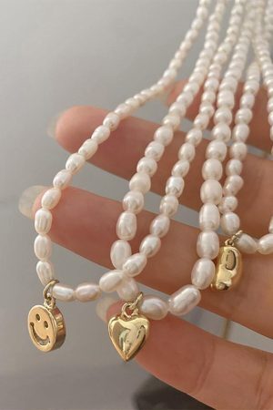 Style Core Aesthetics, New Style Trends - Collier pendentif perle élégant