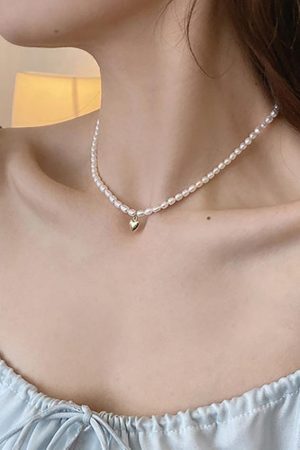 Style Core Aesthetics, New Style Trends - Collier pendentif perle élégant
