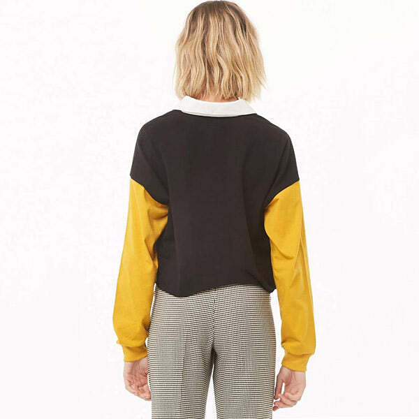 Style Core Aesthetics, New Style Trends - Color Block Zip Up Tee Style Core Aesthetics, New Style Trends - Color Block Zip Up Tee